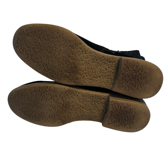 Land’s End Black Suede Chalet Tall with Buckle Boots Size 8B - Picture 6 of 7